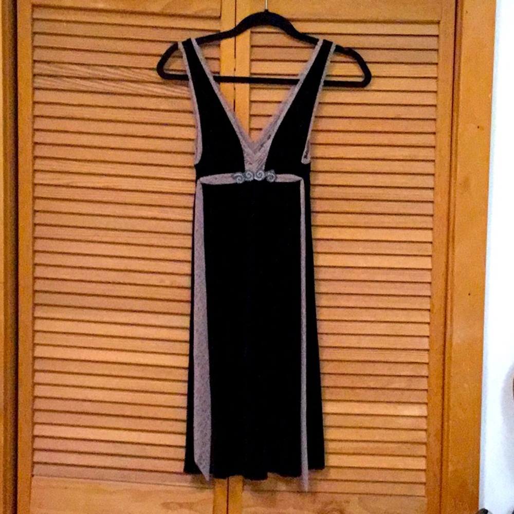 Free People Black velvet dress